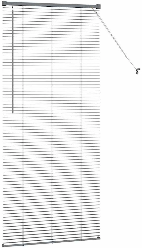 Venecijietiškos žaliuzės Tamsiai pilka 175 x 70 cm Aliuminis