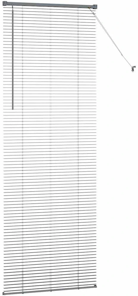 Venecijietiškos žaliuzės Tamsiai pilka 220 x 80 cm Aliuminis