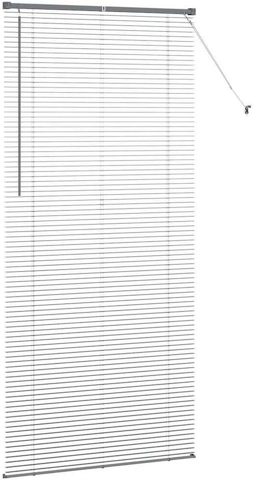 Venecijietiškos žaliuzės Tamsiai pilka 220 x 100 cm Aliuminis