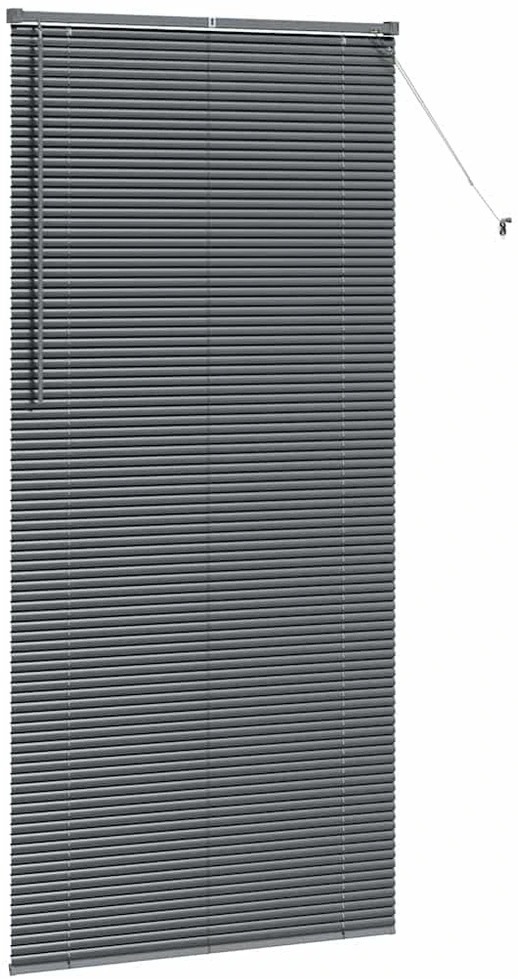 Venecijietiškos žaliuzės Tamsiai pilka 220 x 100 cm Aliuminis