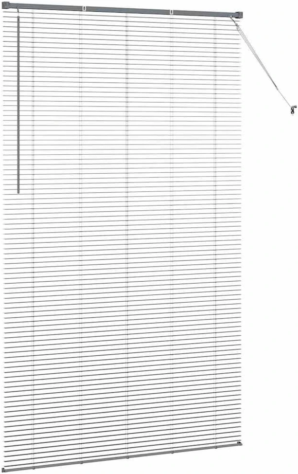 Venecijietiškos žaliuzės Tamsiai pilka 220 x 125 cm Aliuminis
