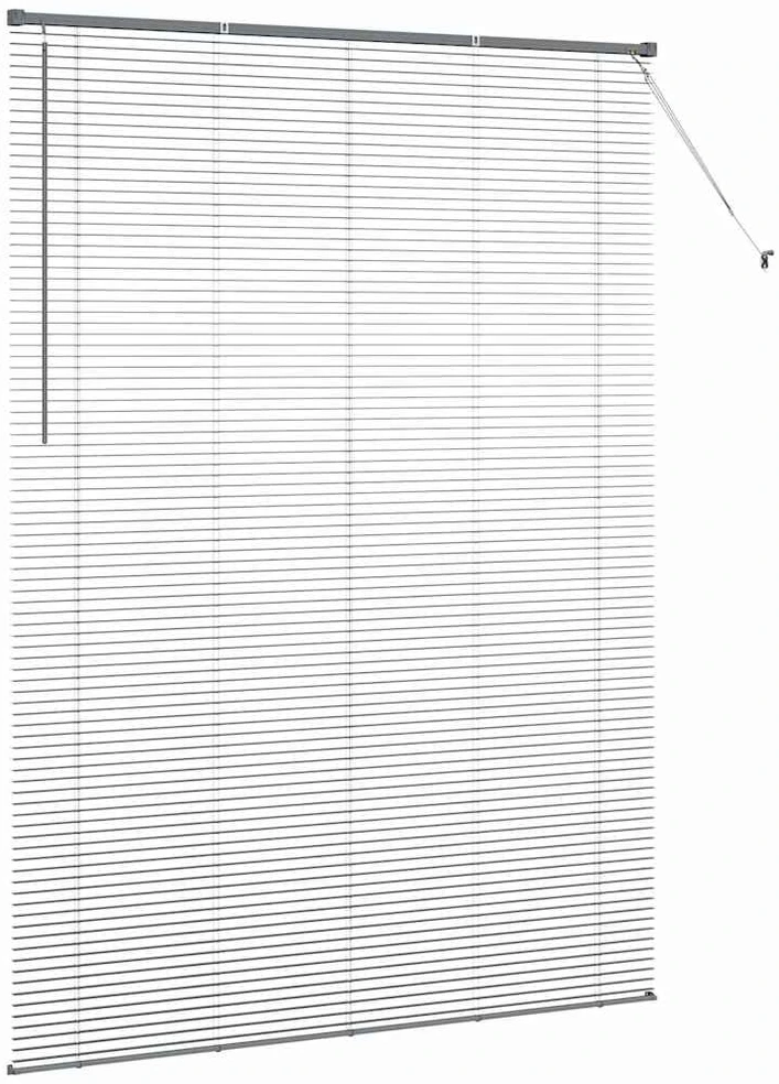 Venecijietiškos žaliuzės Tamsiai pilka 220 x 155 cm Aliuminis