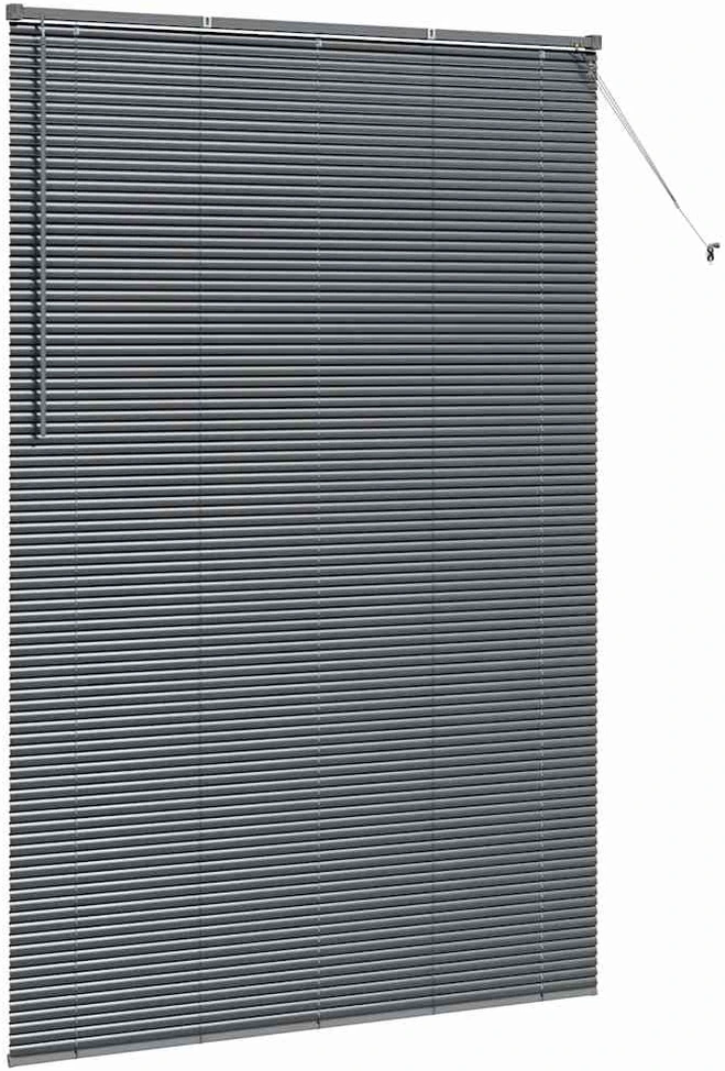 Venecijietiškos žaliuzės Tamsiai pilka 220 x 145 cm Aliuminis