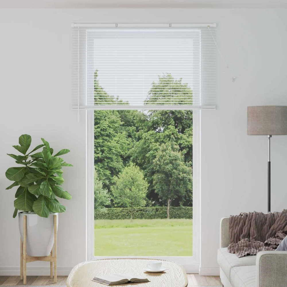 Venecijos žaliuzės Baltas 213 x 150 cm 25 mm PVC