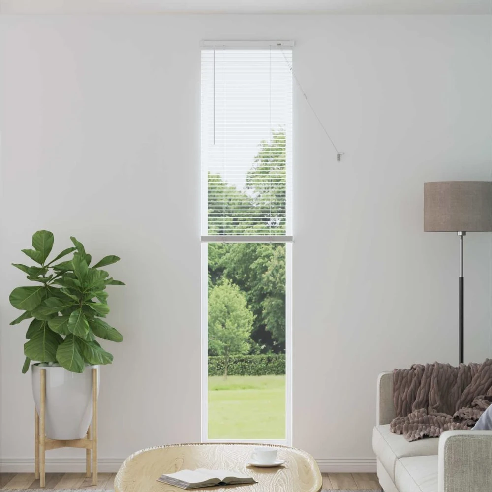 Venecijos žaliuzės Baltas 213 x 60 cm 25 mm PVC