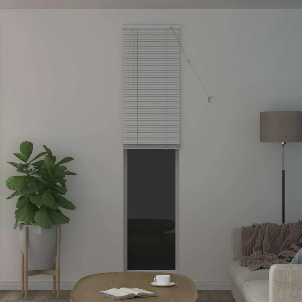 Venecijos žaliuzės Baltas 213 x 60 cm 25 mm PVC