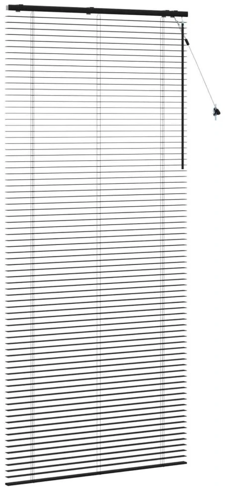 Venecijos žaliuzės Juoda 115 x 250 cm 35 mm
