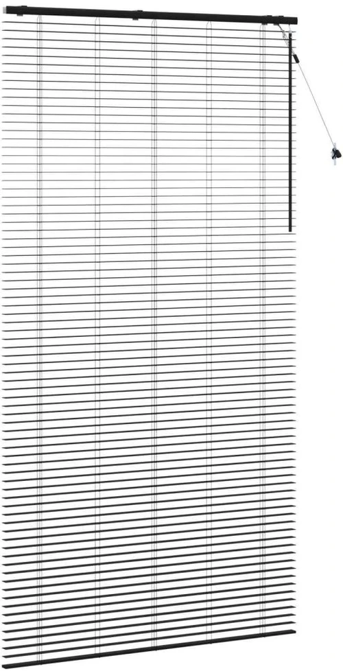Venecijos žaliuzės Juoda 125 x 250 cm 35 mm