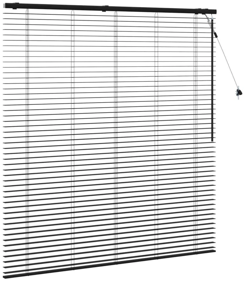 Venecijos žaliuzės Juoda 150 x 160 cm 35 mm
