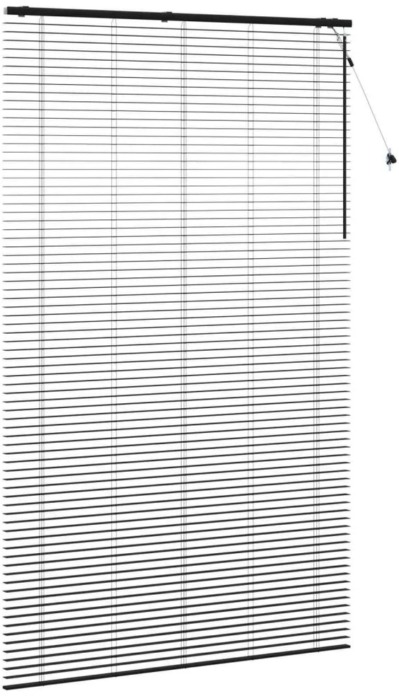 Venecijos žaliuzės Juoda 150 x 250 cm 35 mm