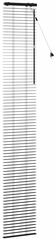 Venecijos žaliuzės Juoda 45 x 250 cm 35 mm