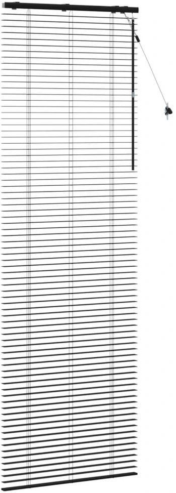 Venecijos žaliuzės Juoda 75 x 250 cm 35 mm