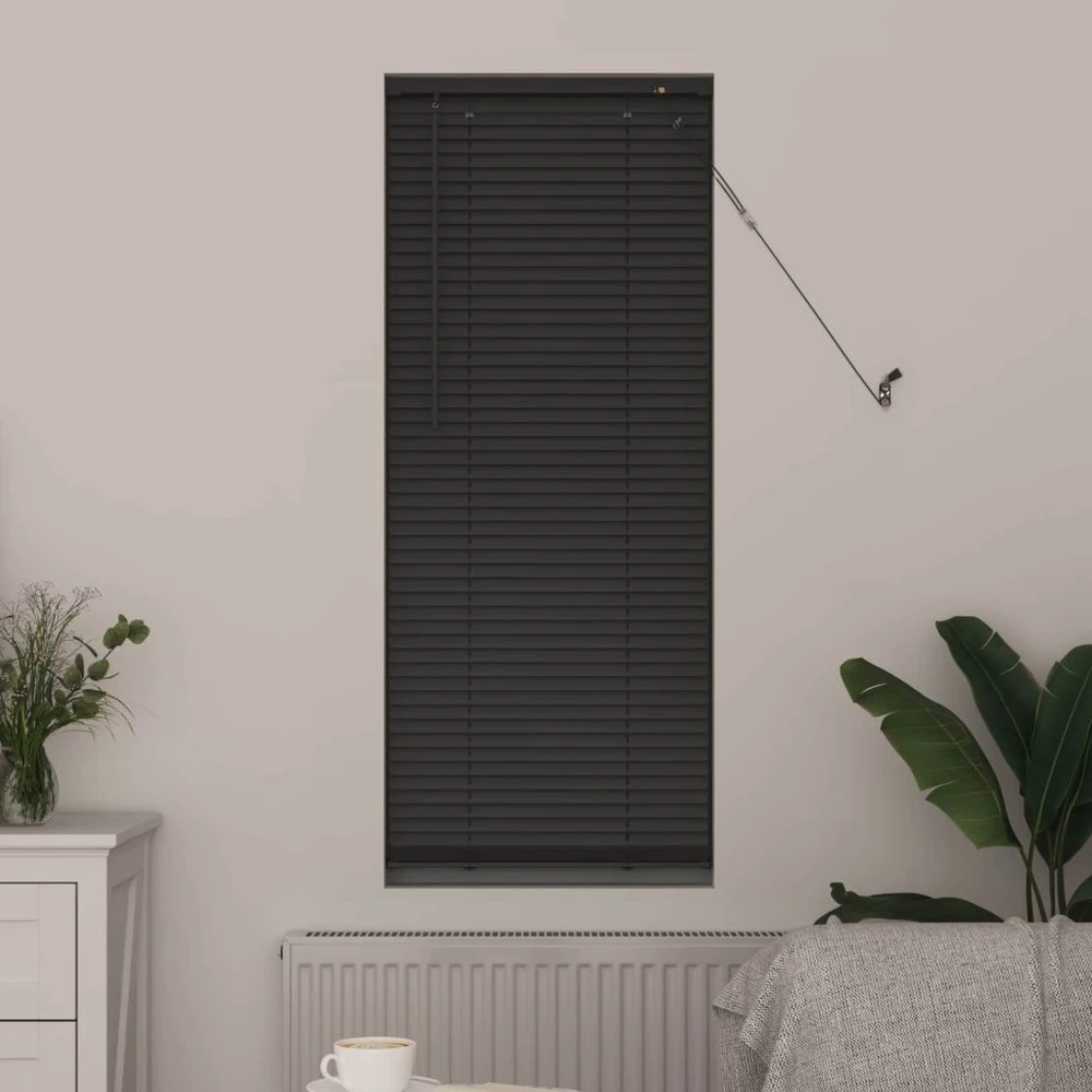 Venecijos žaliuzės Sidabrinė Pilka 150 x 60 cm 25 mm PVC