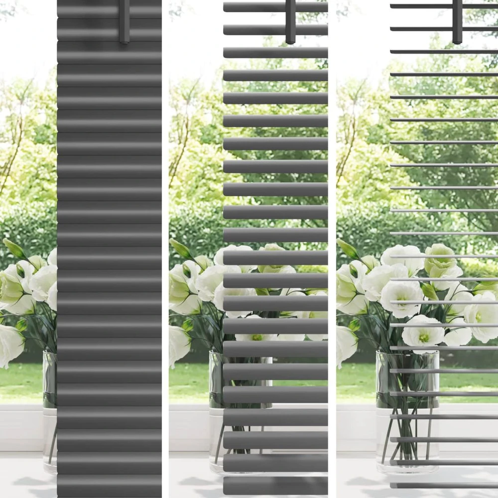 Venecijos žaliuzės Sidabrinė Pilka 150 x 70 cm 25 mm PVC