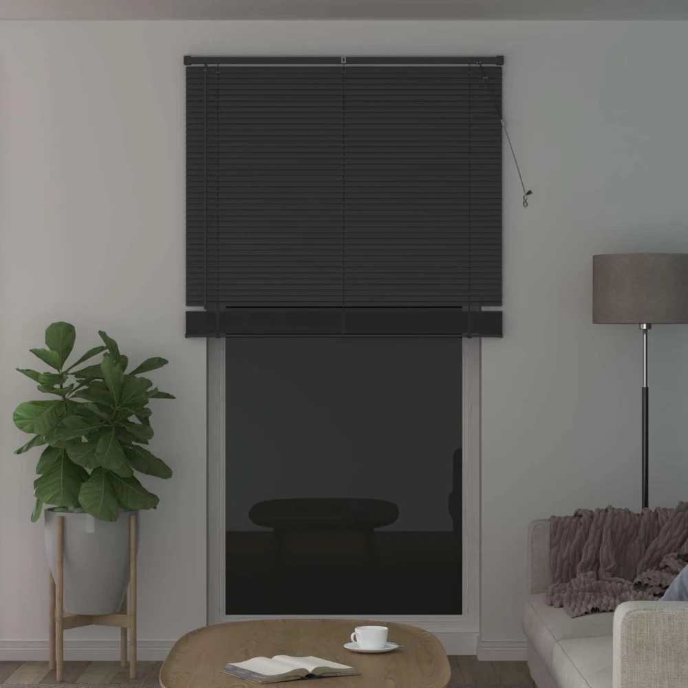 Venecijos žaliuzės Sidabrinė Pilka 213 x 110 cm 25 mm PVC