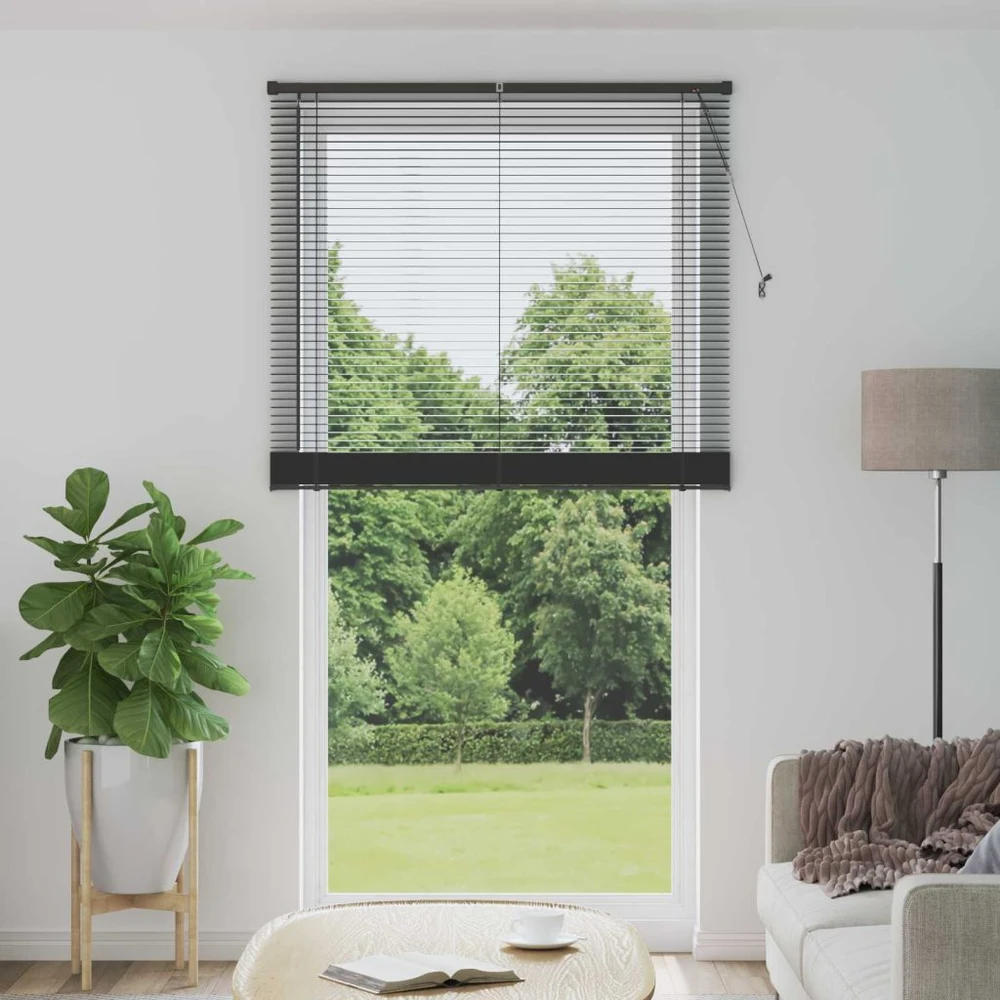 Venecijos žaliuzės Sidabrinė Pilka 213 x 120 cm 25 mm PVC
