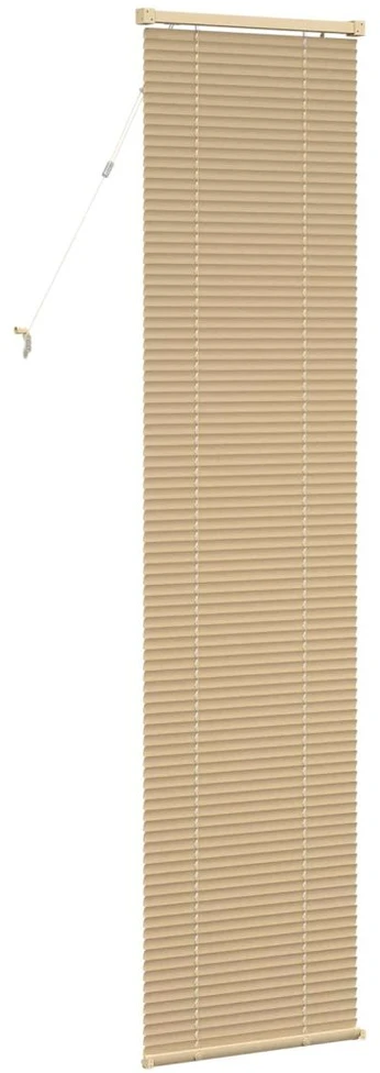 Venecijos žaliuzės Šviesiai ruda su raštu 213 x 50 cm 25 mm PVC