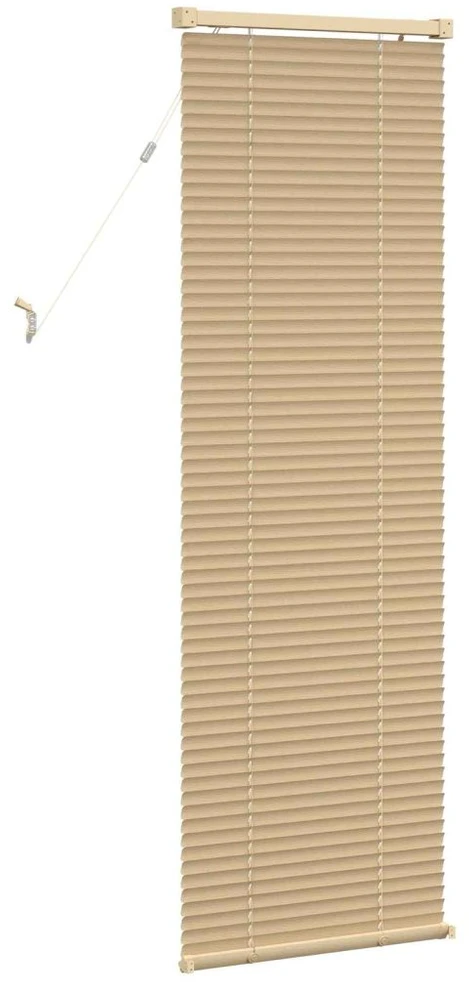 Venecijos žaliuzės Šviesiai ruda su raštu 150 x 40 cm 25 mm PVC