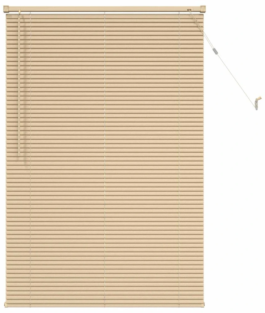Venecijos žaliuzės Šviesiai ruda su raštu 150 x 80 cm 25 mm PVC