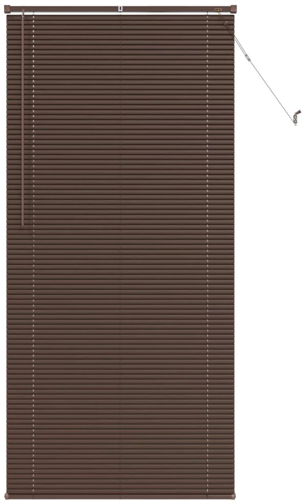 Venecijos žaliuzės Tamsiai ruda su raštu 213 x 80 cm 25 mm PVC