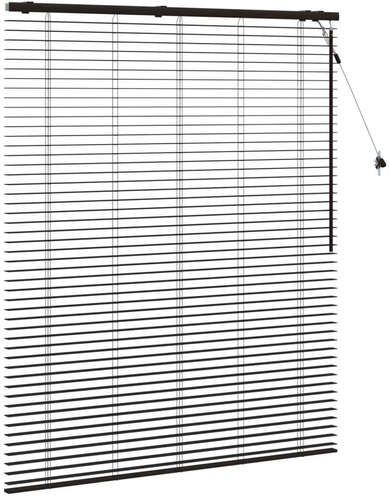 Venecijos žaliuzės Tamsiai rudas 140 x 160 cm 35 mm