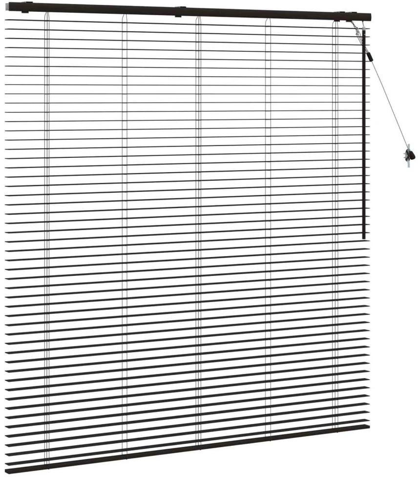 Venecijos žaliuzės Tamsiai rudas 160 x 160 cm 35 mm