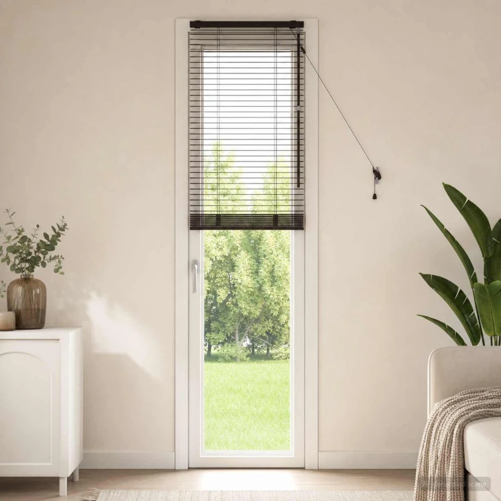 Venecijos žaliuzės Tamsiai rudas 50 x 250 cm 35 mm
