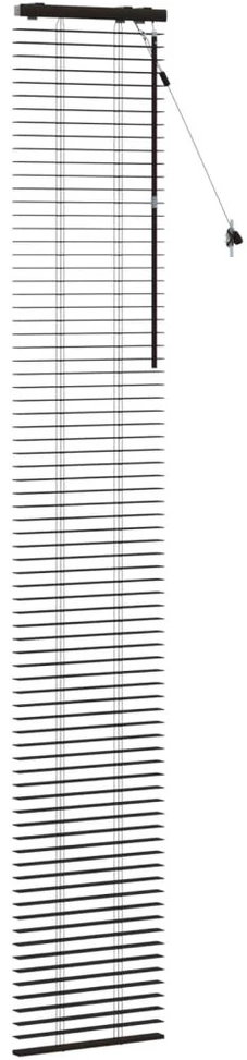 Venecijos žaliuzės Tamsiai rudas 50 x 250 cm 35 mm