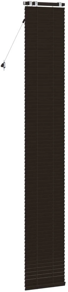Venecijos žaliuzės Tamsiai rudas 50 x 250 cm 35 mm