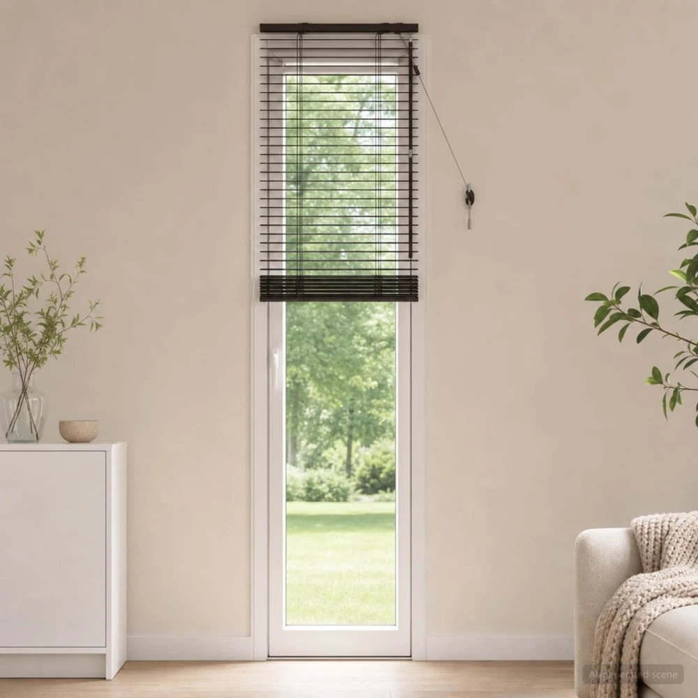 Venecijos žaliuzės Tamsiai rudas 60 x 250 cm 35 mm