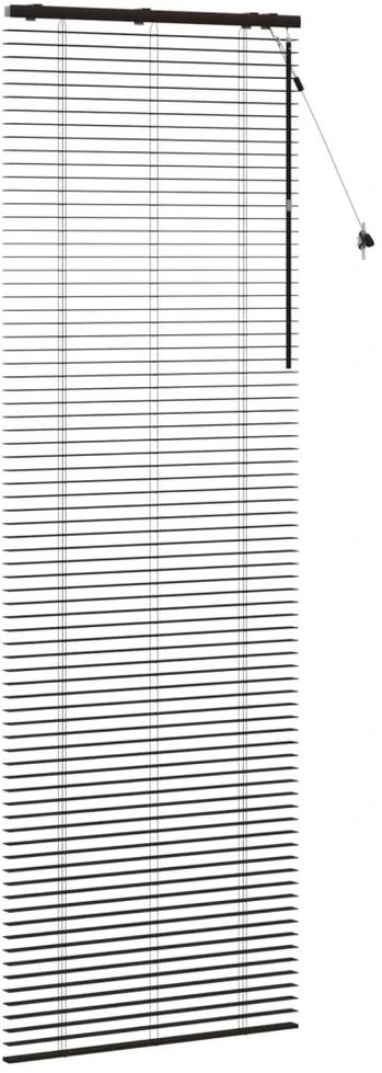 Venecijos žaliuzės Tamsiai rudas 75 x 250 cm 35 mm