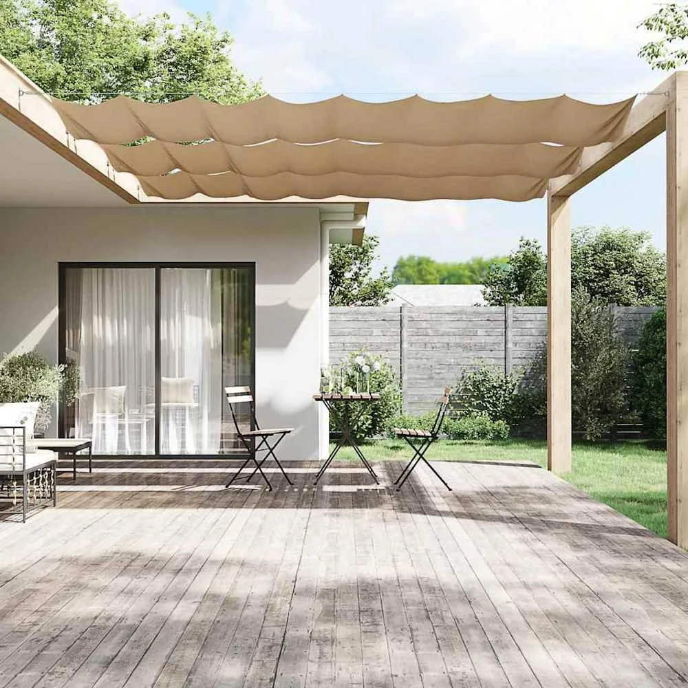 Vertikali markizė, taupe spalvos, 60x1200cm, oksfordo audinys