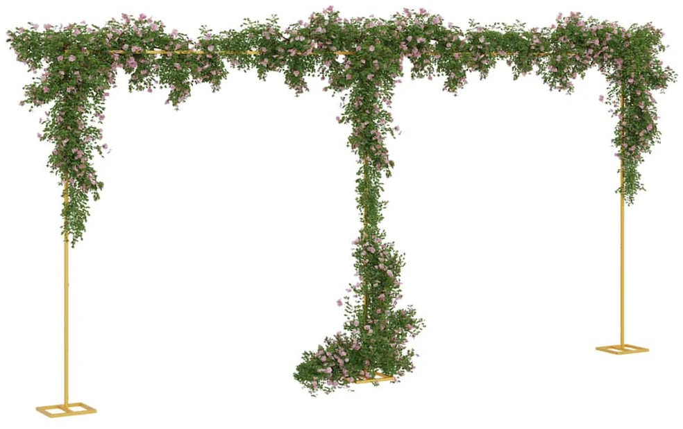 Vestuvinis Arklys Auksinė 657 x 35 x 300 cm Plienas