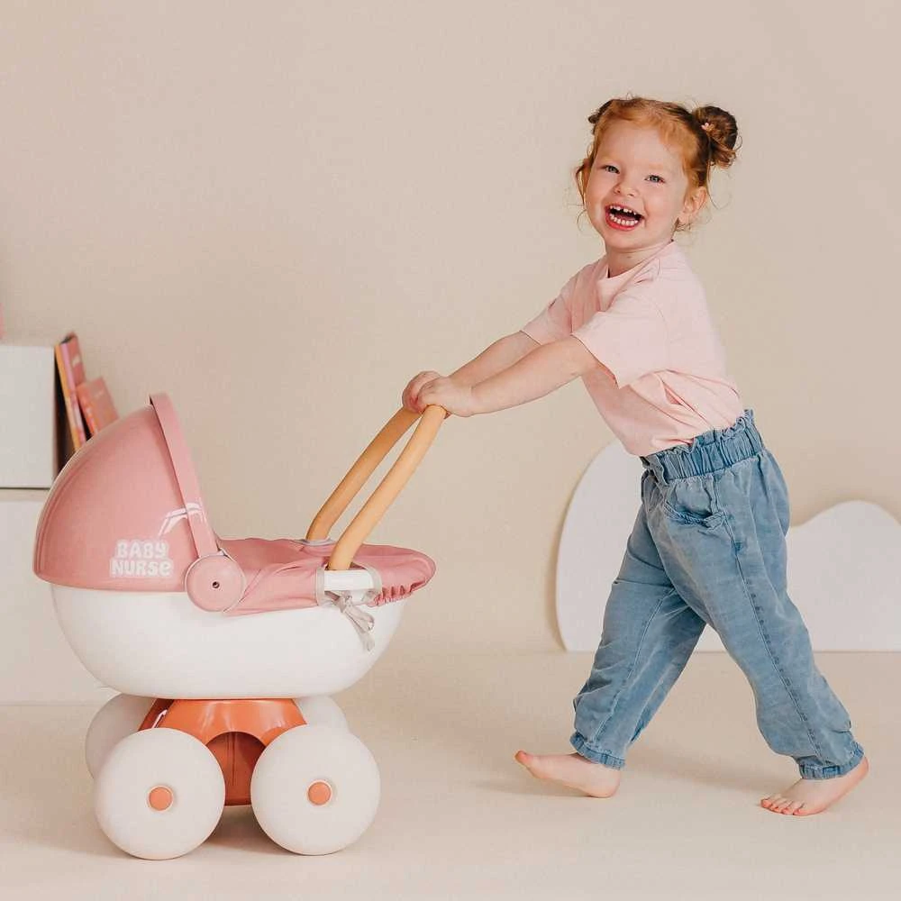 Vežimėlis lėlėms su stogeliu Smoby Baby Nurse