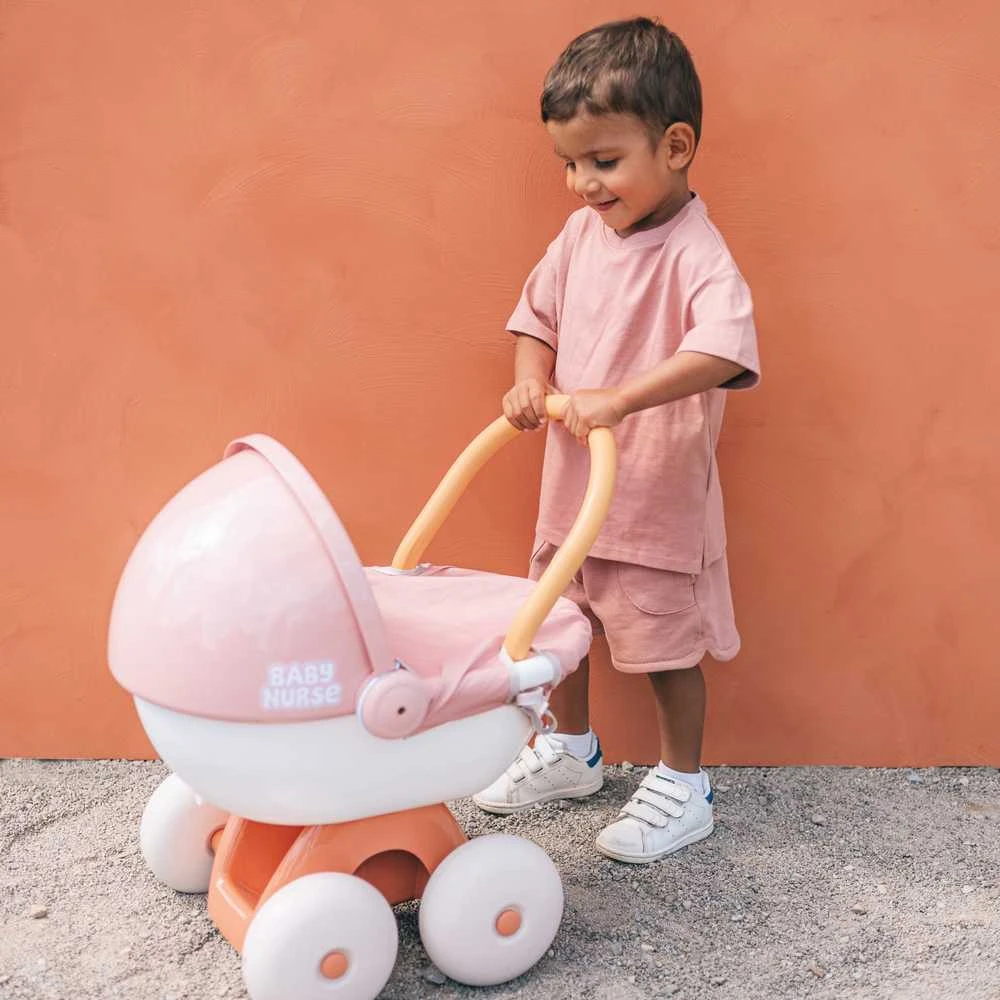 Vežimėlis lėlėms su stogeliu Smoby Baby Nurse