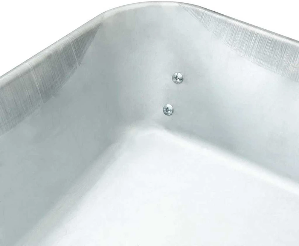 Vežimėlis Sidabrinė ir juoda 80 L 120 kg Galvanizuotas plienas