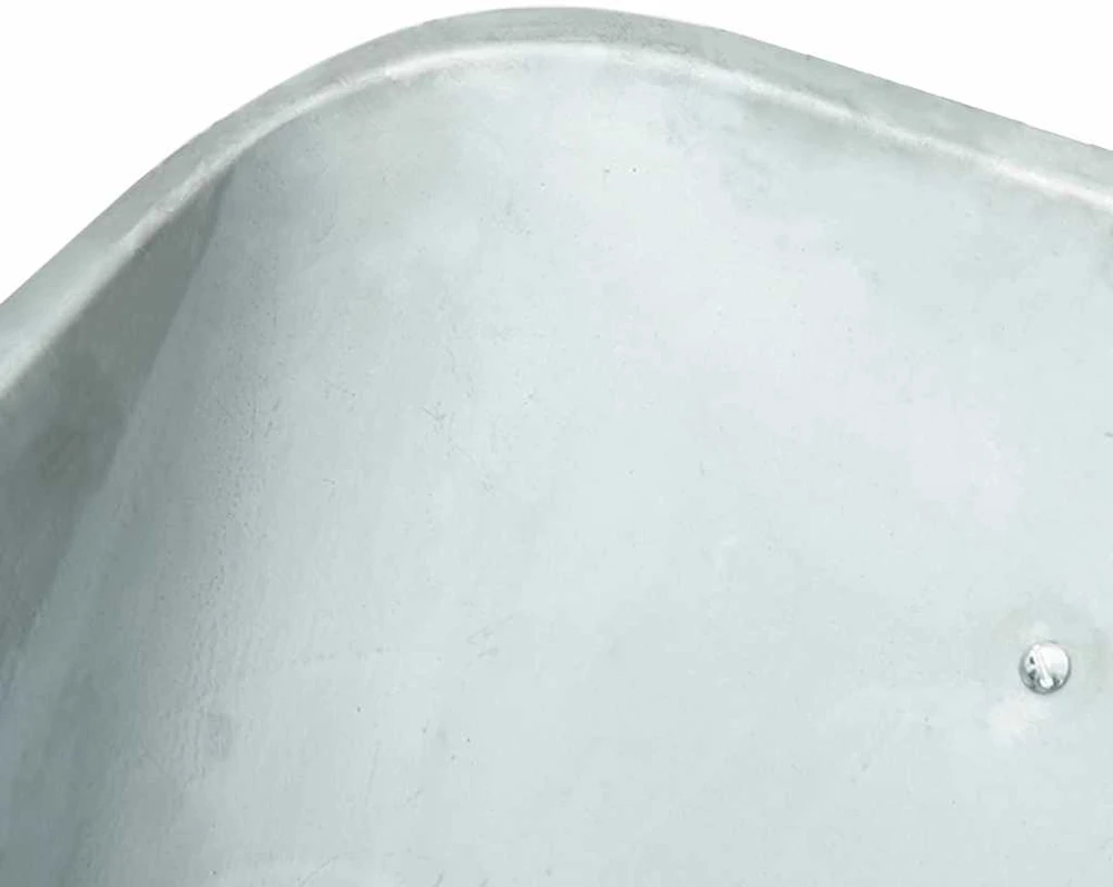Vežimėlis Sidabrinė ir juoda 80 L 120 kg Galvanizuotas plienas