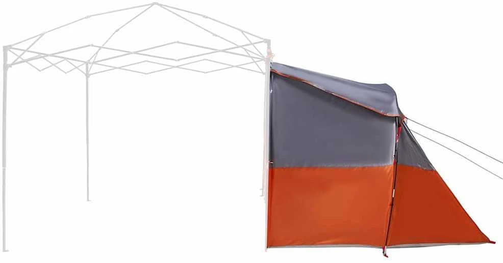 Vidinė palapinė Pilka ir oranžinė 280 x 220 x 176 cm tafta