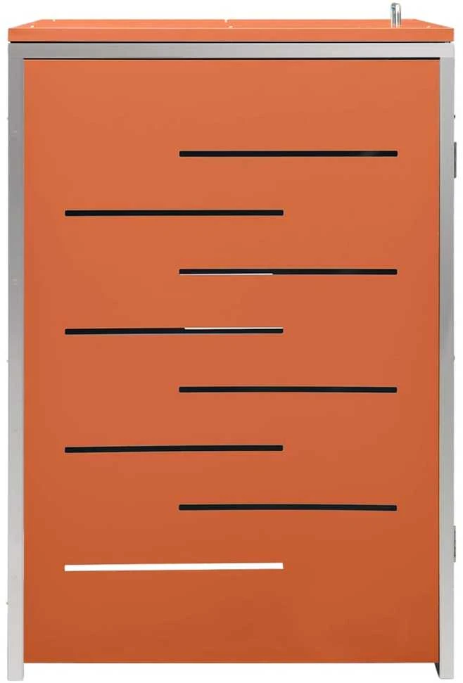 Vienguba konteinerio pastogė, 69x77,5x112,5 cm, plienas