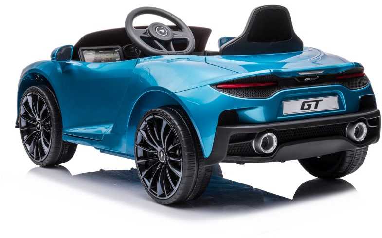 Lean Cars Vienvietis elektromobilis vaikams McLaren GT 12V, mėlynas blizgus