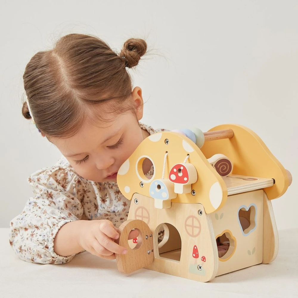 Viga Toys VIGA medinis grybų labirintas 18 mėn.+