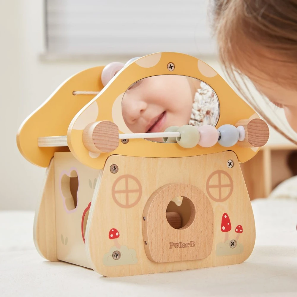 Viga Toys VIGA medinis grybų labirintas 18 mėn.+