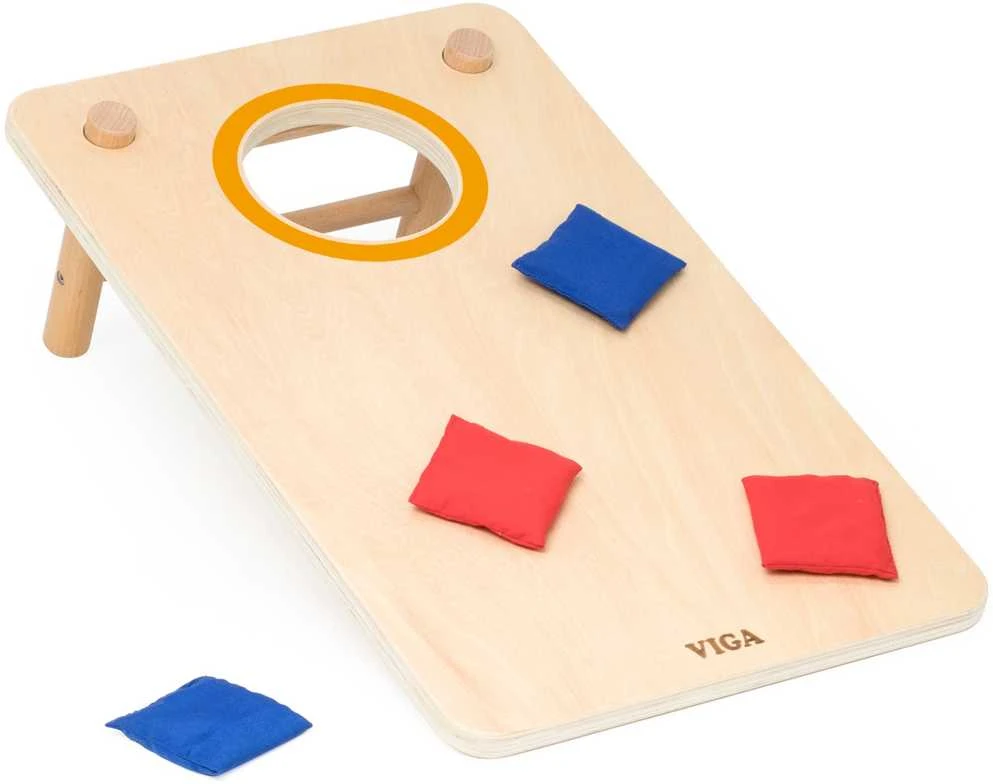 Viga Toys VIGA medinis kryžiukų-nuliukų žaidimas