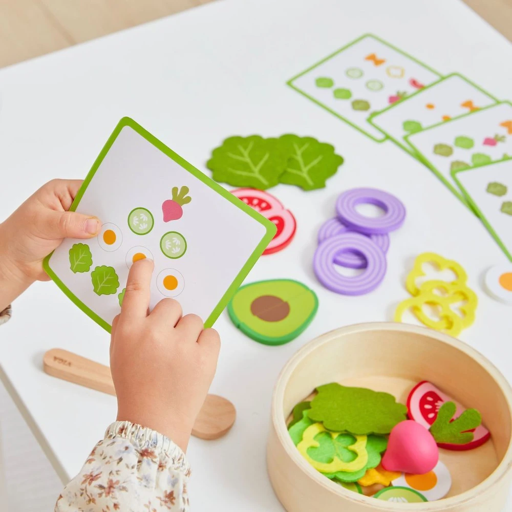 Viga Toys VIGA medinis salotų gaminimo rinkinys 18 mėn.+