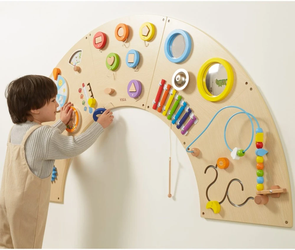 Viga Toys VIGA Montessori Žaislas Manipuliacinė lenta su Arka