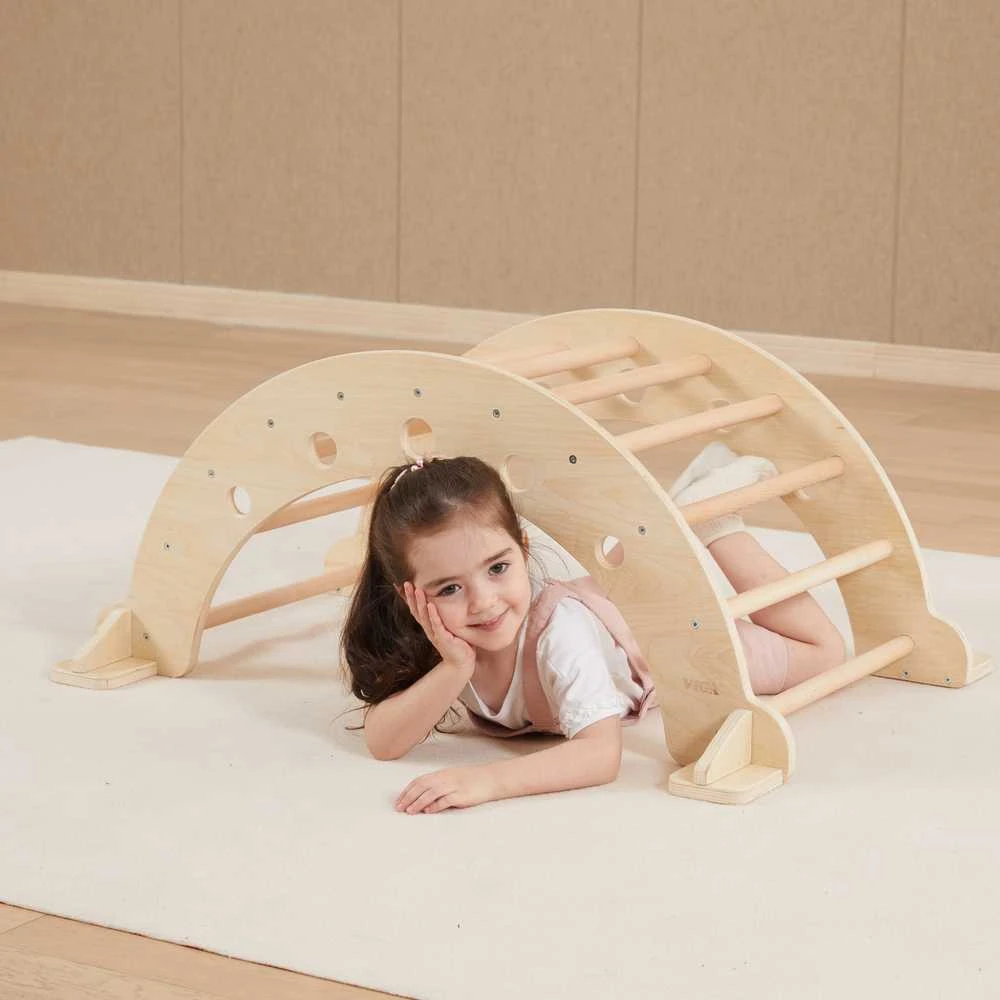 Viga Toys Medinė laipiojimo arka Viga Montessori