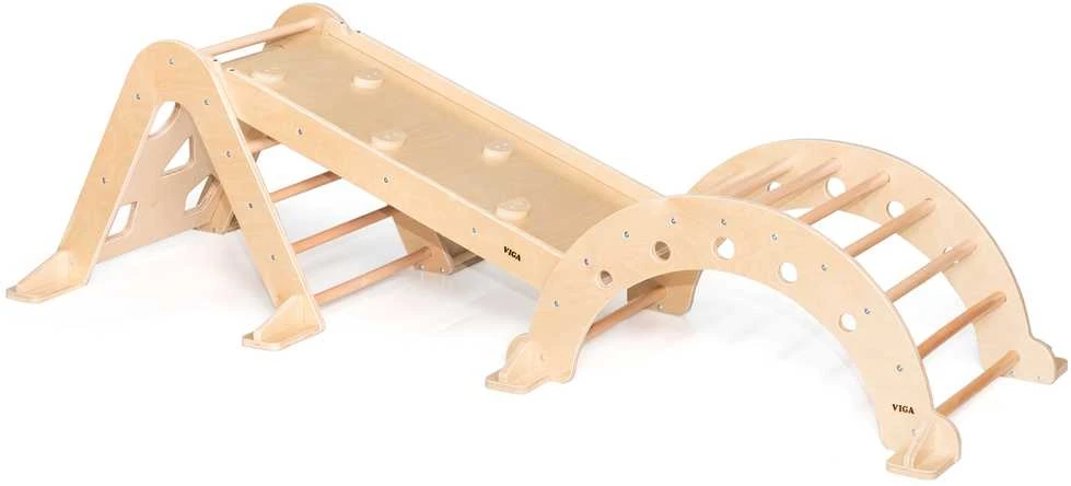 Viga Toys Medinė laipiojimo arka Viga Montessori