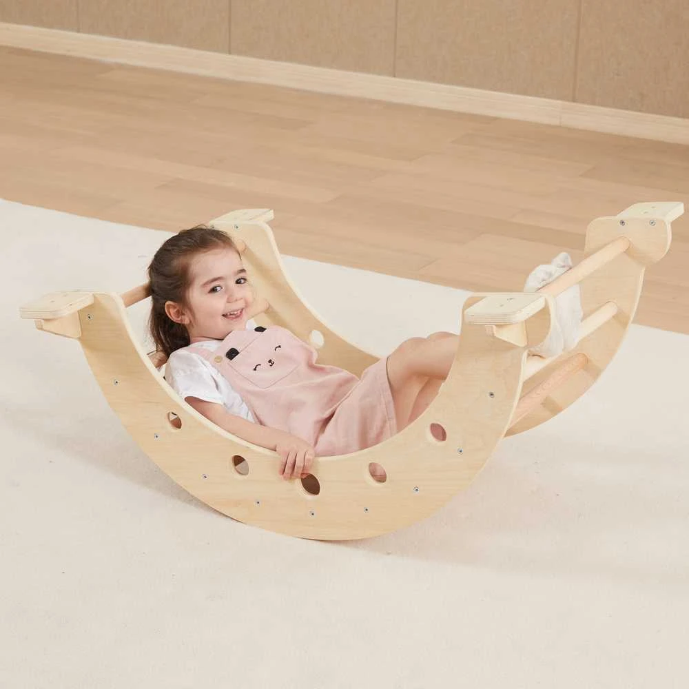 Viga Toys Medinė laipiojimo arka Viga Montessori