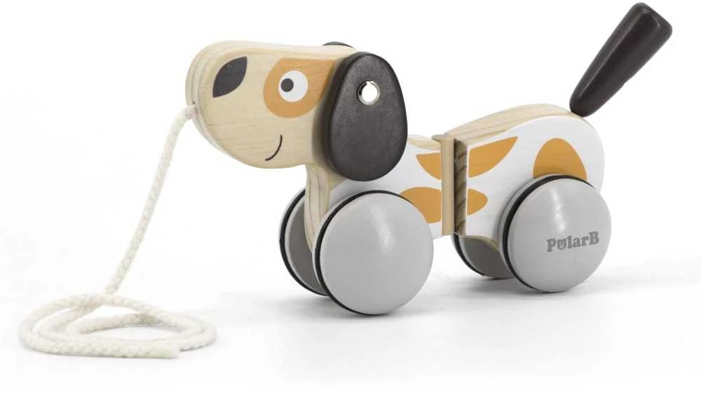 Viga Toys „Viga Polarb“ medinis šuo traukti
