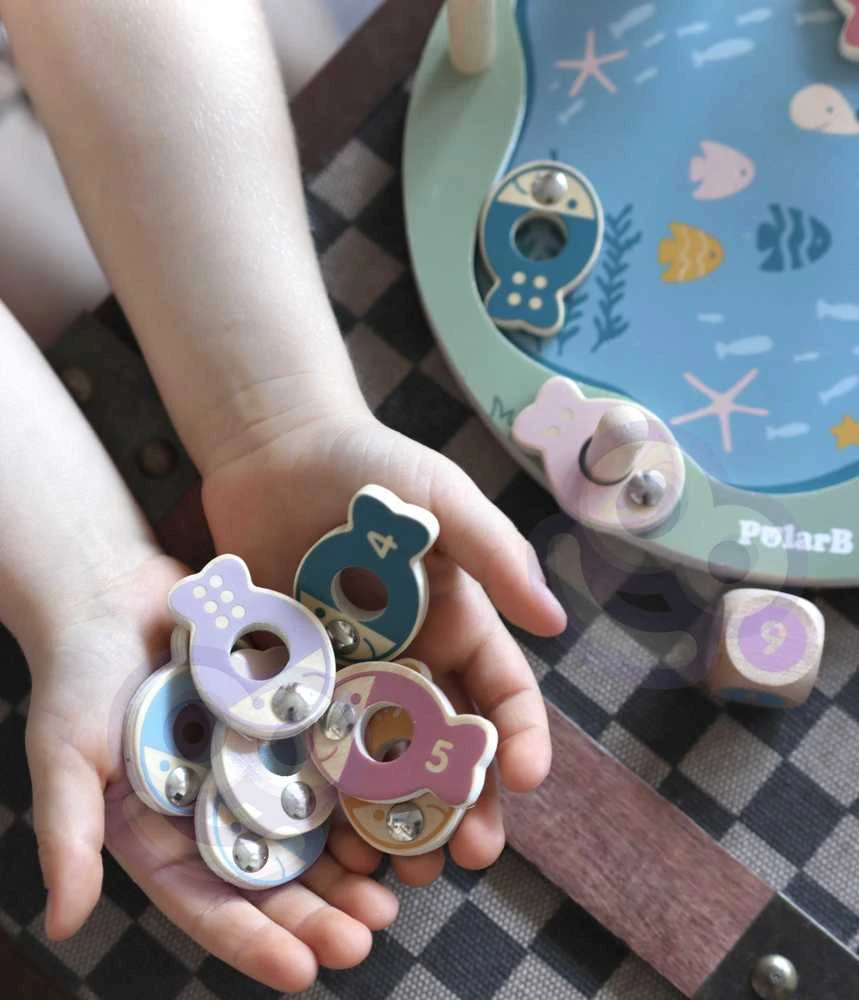 Viga Toys Viga Žaidimų Rinkinys – Medinė Žvejybos Žaidimas